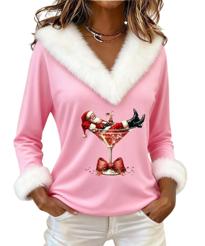 Eloria | Velvet Holiday Top