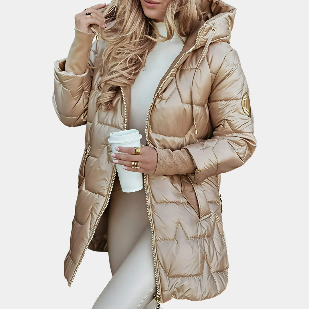 Lina | Quilted Hooded Jacket
