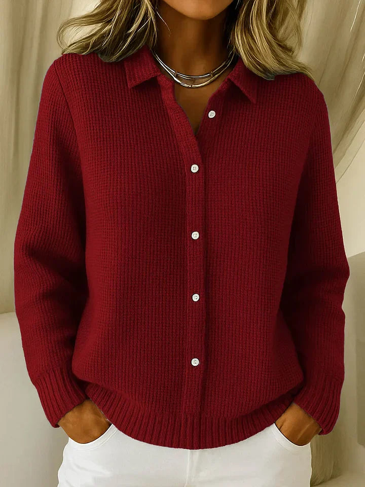 Nina | Knitted Collar Sweater