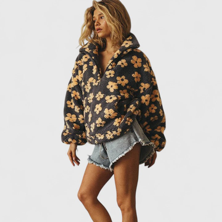 Maple Grace | Flower Knit Sweater