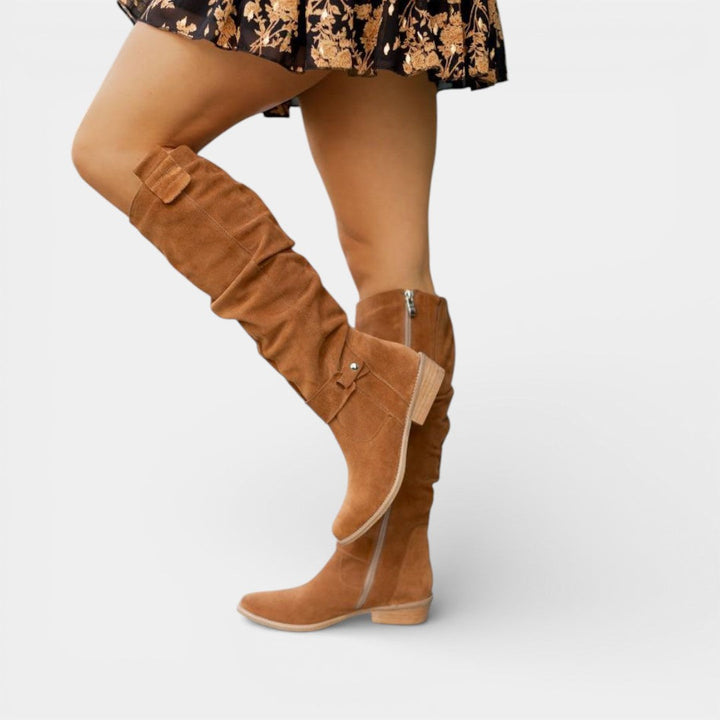Lina | Suede-Look Boots