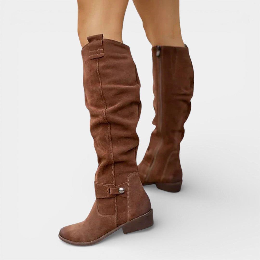 Lina | Suede-Look Boots