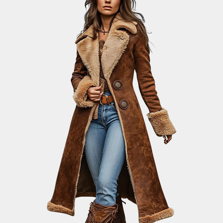 Vintage-Inspired Long Coat