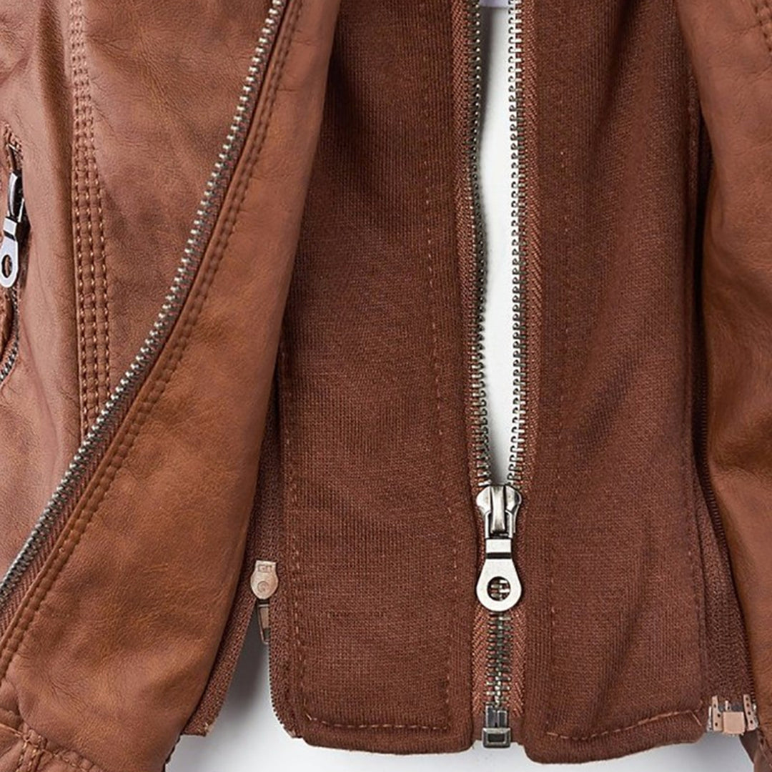 Lise™ | Elegant Leather jacket