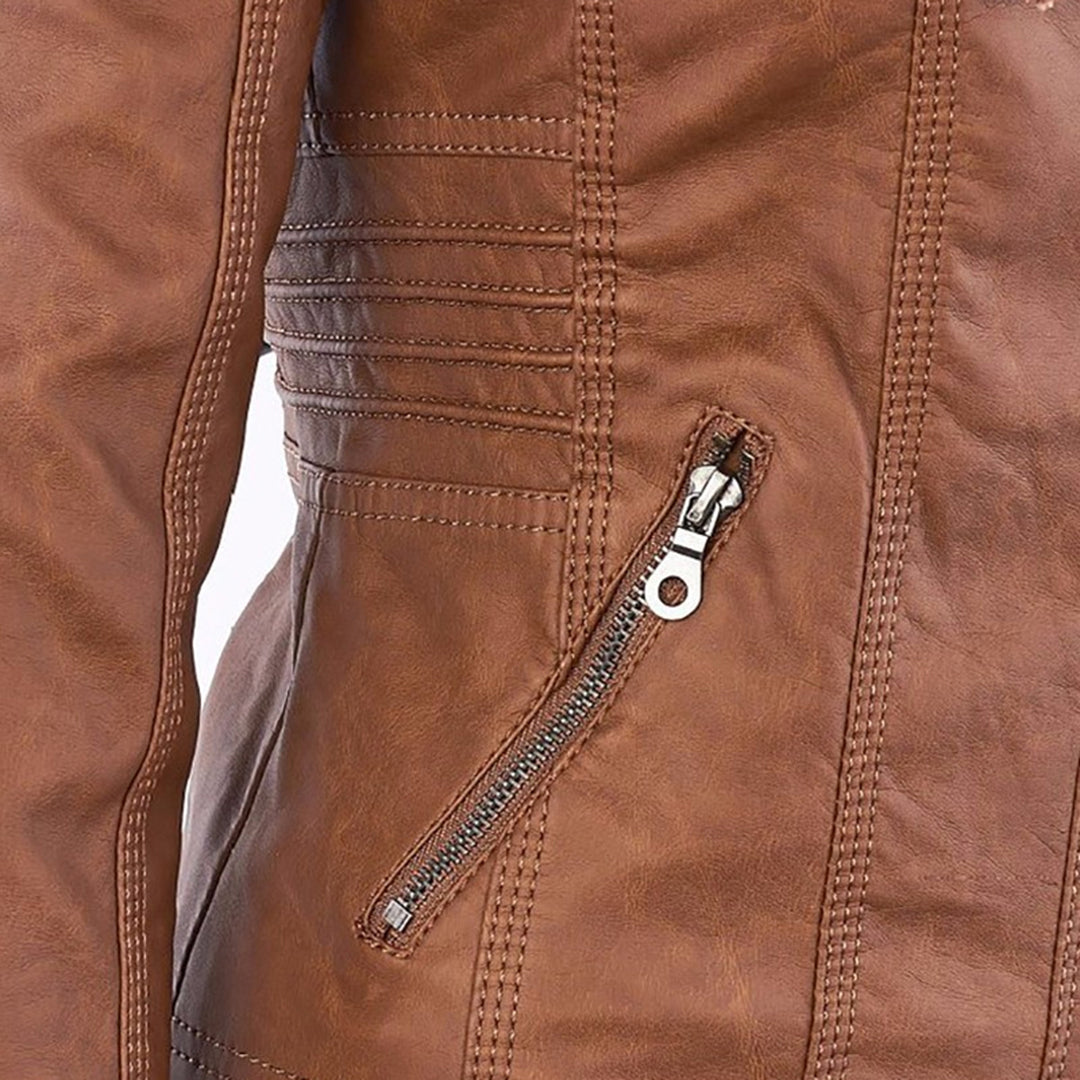 Lise™ | Elegant Leather jacket