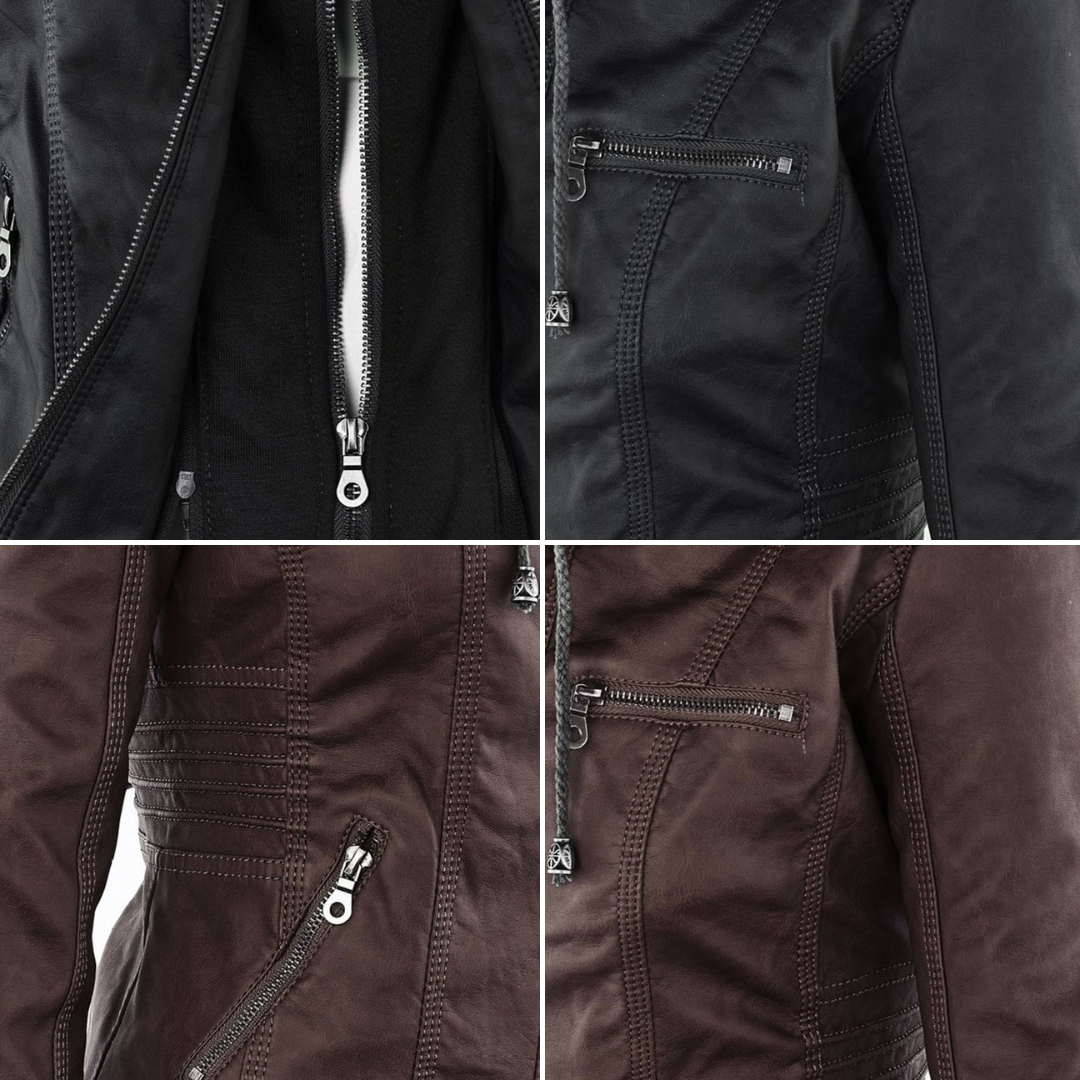 Lise™ | Elegant Leather jacket