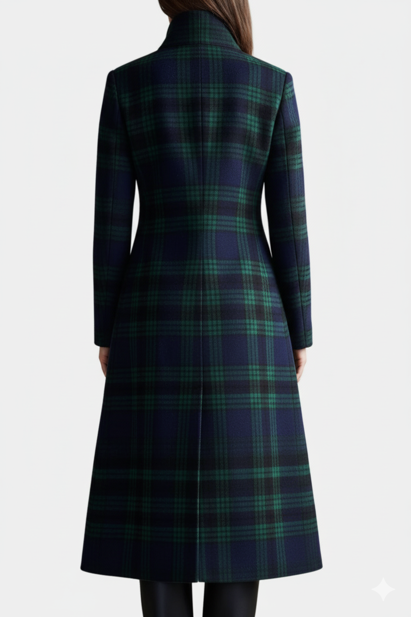 Timeless Plaid Elegant Coat
