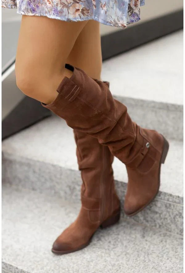 Lina | Suede-Look Boots