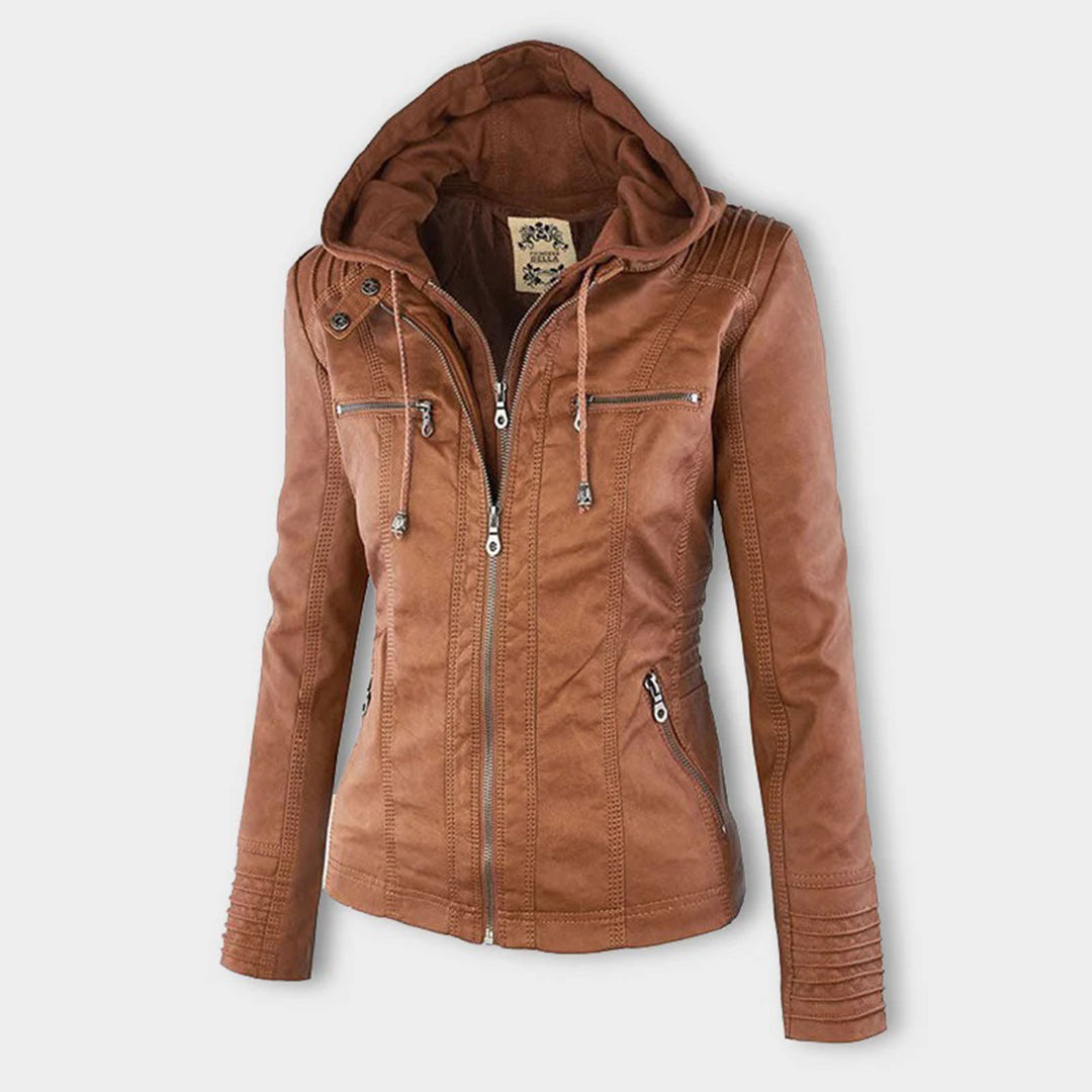 Lise™ | Elegant Leather jacket
