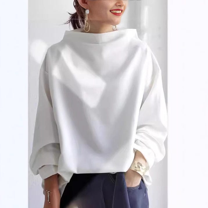 Victoria | High-Neck Casual Top