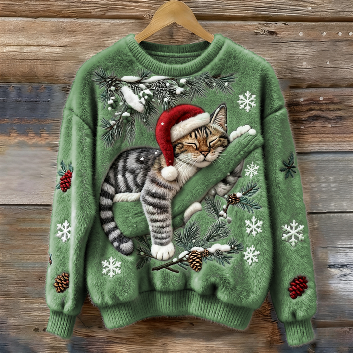 Holly | Christmas Cat Sweater