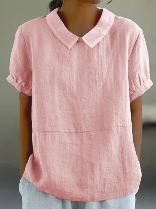 Amalie | Women's Relaxed Fit Collared Blouse