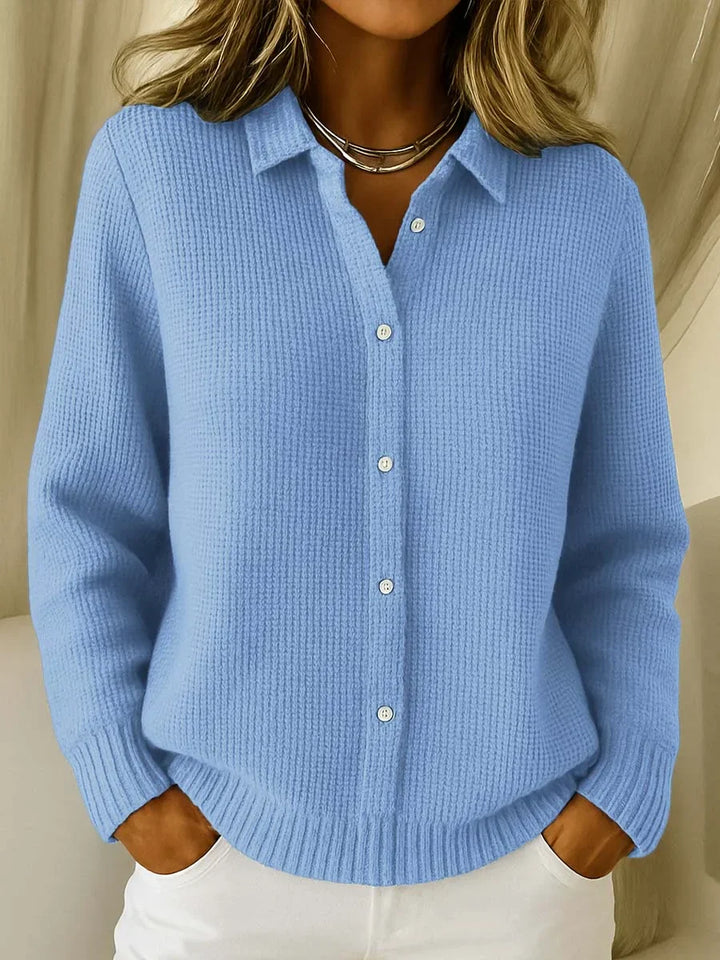Nina | Knitted Collar Sweater