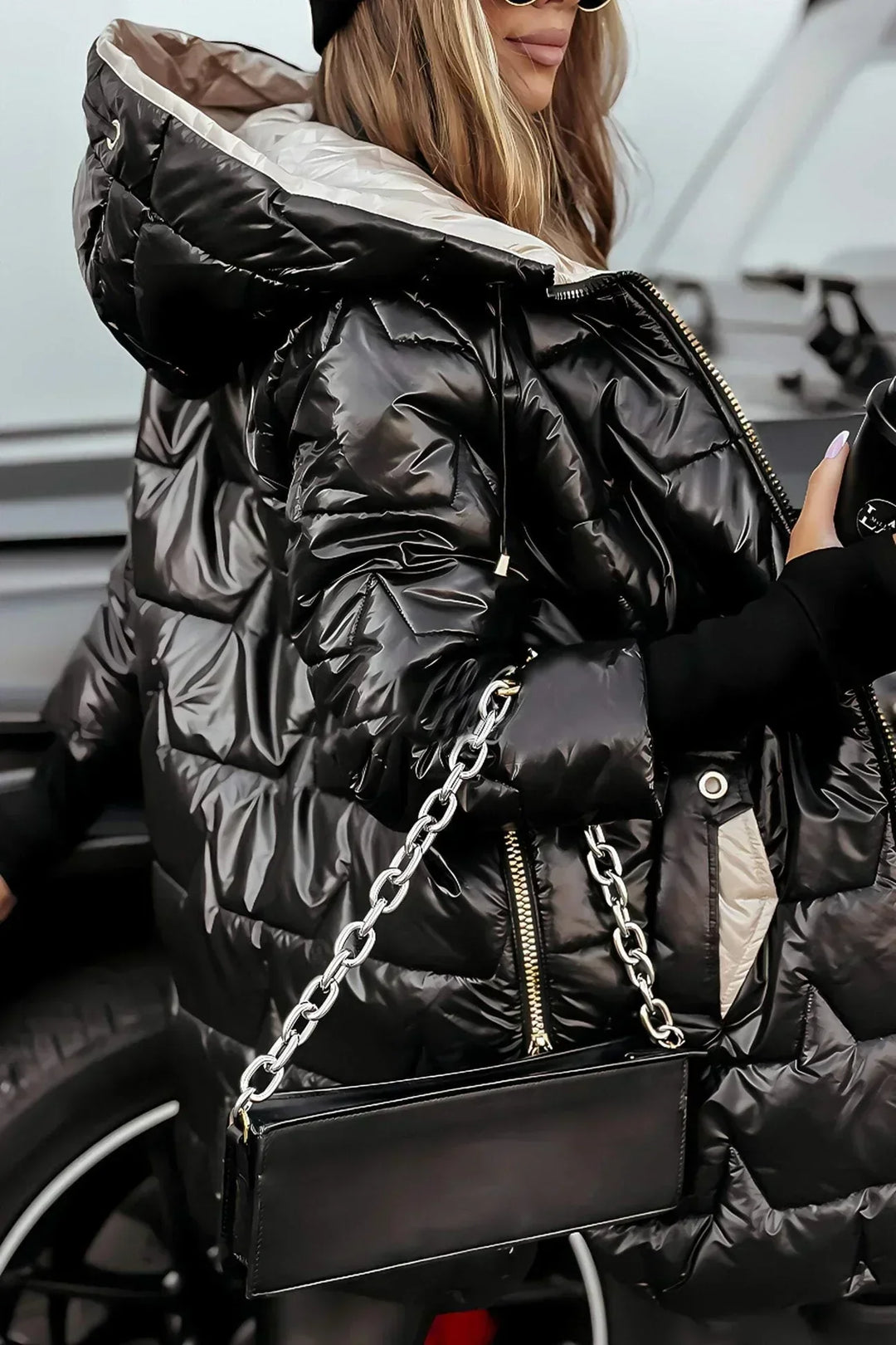 Lina | Quilted Hooded Jacket