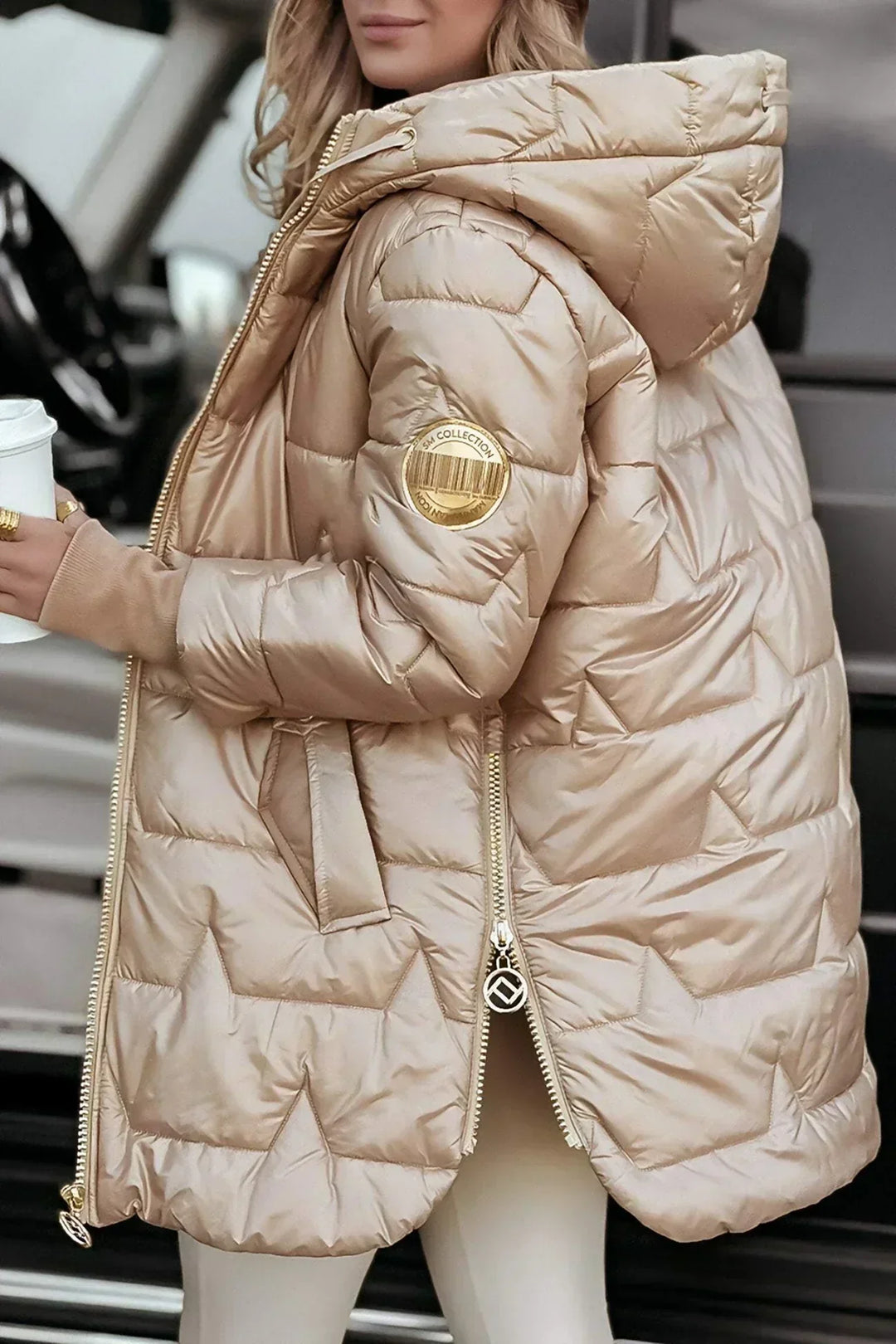 Lina | Quilted Hooded Jacket