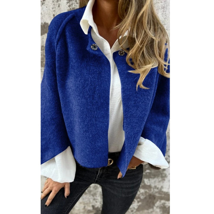 Debbie - Coat with Round neck and Long Sleeves