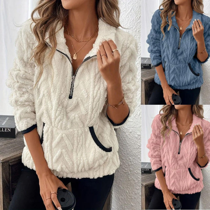 Jennifer | Soft Half-Zip Sweatshirt