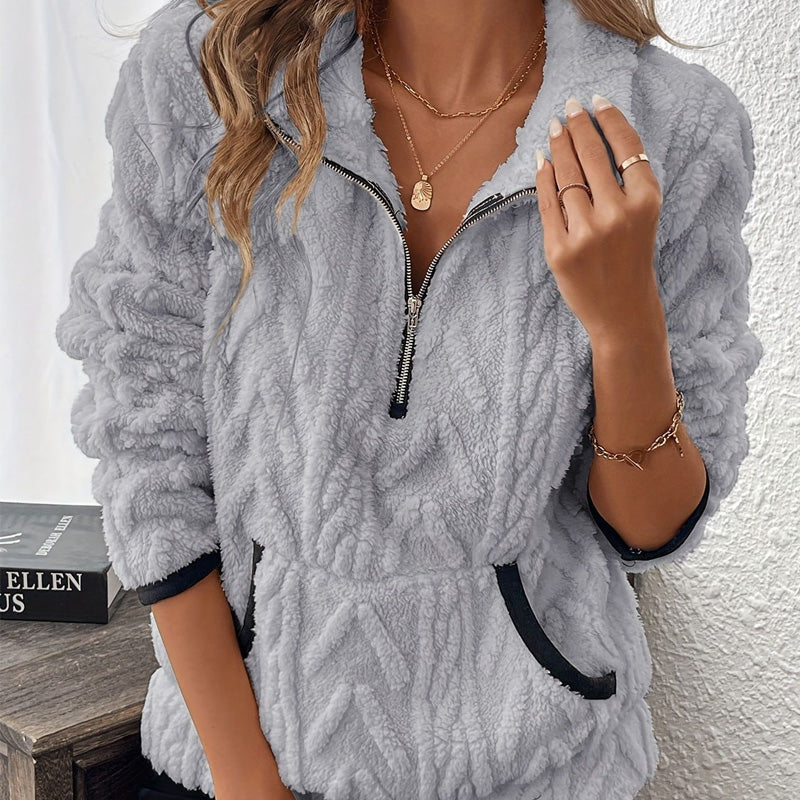 Jennifer | Soft Half-Zip Sweatshirt
